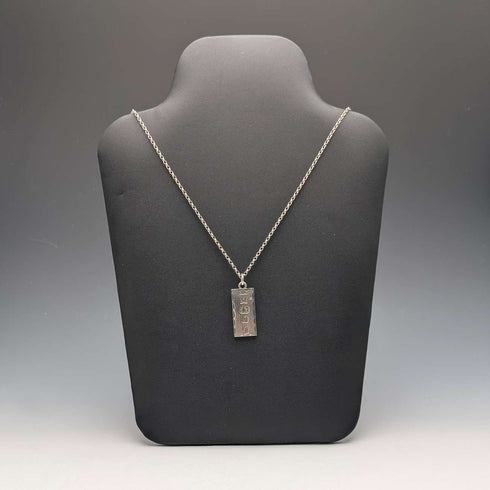 1977년 영국산 순은제 주빌리 인곳 펜던트 & 순은제 체인 총 21g Excalibur Jewellery②