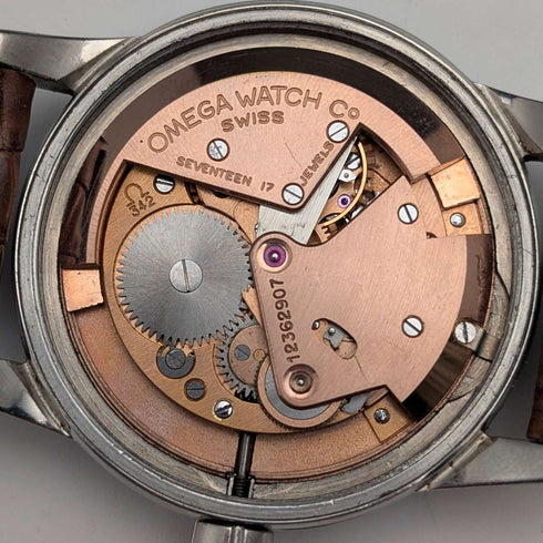 Reloj de pulsera automático para caballero Omega Seamaster Ref. 2576-11, circa 1950, calibre 342, en buen estado de funcionamiento.