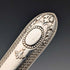 Juego de 6 pares de cubiertos de plata chapada, antigüedades británicas de 1876, en estuche de madera, Harrison Brothers & Howson