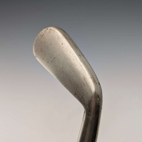 Bastón vintage británico con mango en forma de palo de golf y eje marrón, 92 cm