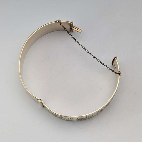 British Vintage 9ct Rolled Gold Bangle/Bracelet Lawson, Ward & Gammage
