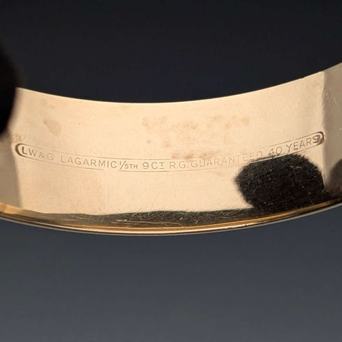 British Vintage 9ct Rolled Gold Bangle/Bracelet Lawson, Ward & Gammage