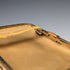 Estuche para cigarrillos vintage chapado en oro con acabado tipo galuchat verde
