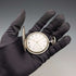 antique Ulysse Nardin pocket watch silver side hunter case works well