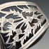 1912 British antique sterling silver D-shaped napkin rings, pair, 56g, Fenton Brothers