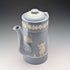 復古英國 Jasperware 咖啡壺(淡藍色)