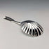 1873 British antique sterling silver tea caddy spoon 20.7g Josiah Williams