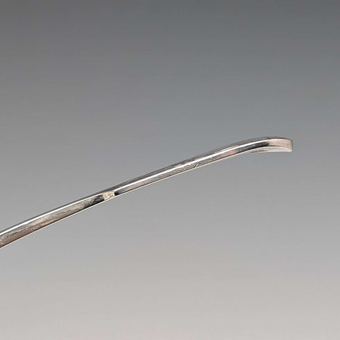 1873 British antique sterling silver tea caddy spoon 20.7g Josiah Williams