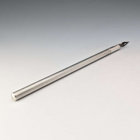 Pluma estilográfica de plata esterlina antigua británica de 1921, S Mordan
