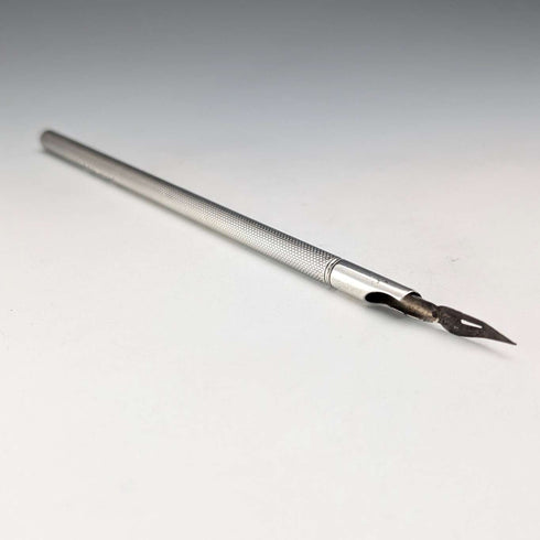 Pluma estilográfica de plata esterlina antigua británica de 1921, S Mordan