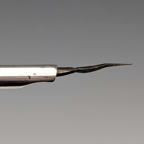 Pluma estilográfica de plata esterlina antigua británica de 1921, S Mordan