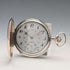 German antique Junghans mechanical pocket watch, silver side hunter case, in good working order
