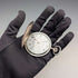 German antique Junghans mechanical pocket watch, silver side hunter case, in good working order