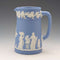 British Vintage Wedgwood Jasperware Water Jug in Pale Blue