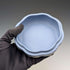 Caja redonda de estilo vintage británico Wedgwood Jasperware, joyero, azul pálido, sin tapa