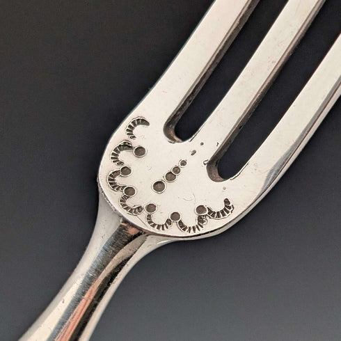 19世纪后期 英国古董 白蝶贝手柄 茶具餐具4件套 Mappin&Webb