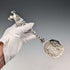 Cuchara grande de plata esterlina antigua británica de 1904 con decoración en relieve, Samuel Boyce