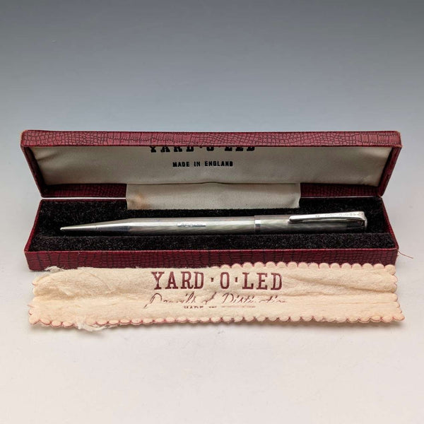 1954年 英国 Yard-O-Led 纯银自动铅笔(附盒)