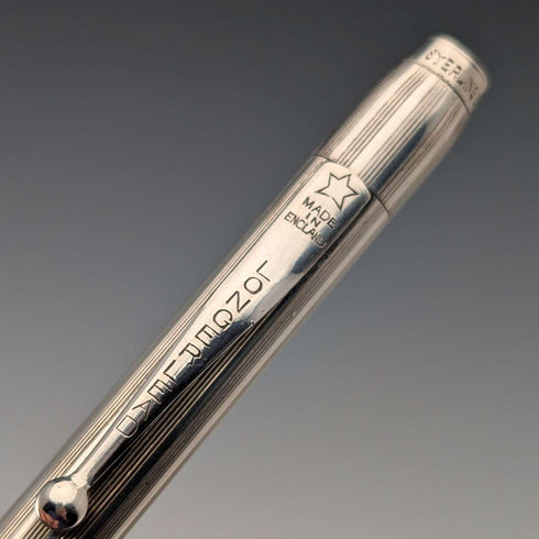 Portaminas de propulsión de plata de ley, Longleat, vintage británico
