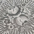 1863 年英國古董花卉雕刻純銀卡片盒,57 克,Hillard & Thomason
