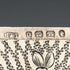 1863 年英國古董花卉雕刻純銀卡片盒,57 克,Hillard & Thomason