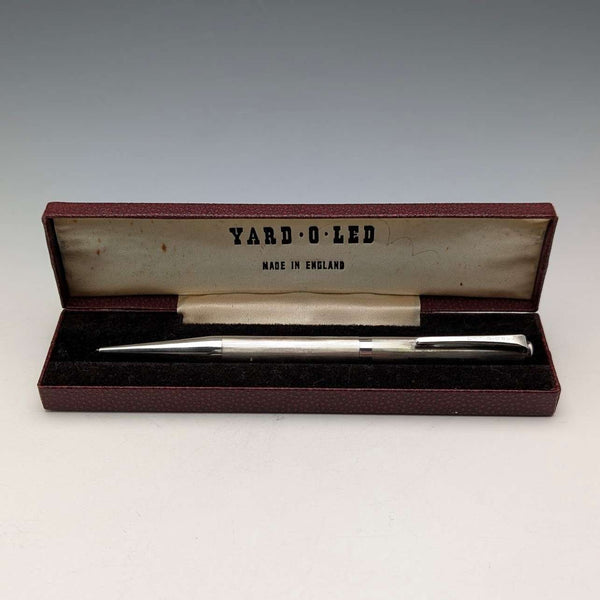 1974年 英国 Yard-O-Led 纯银自动铅笔(附笔盒)