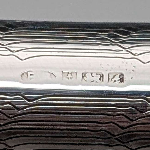 1975 British Yard O' Red Sterling Silver Push-Pull Pencil in Case