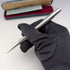 1975 British Yard O' Red Sterling Silver Push-Pull Pencil in Case