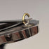 1880 British antique sterling silver finely engraved oval brooch by Alfred George Griffiths
