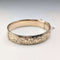 Pulsera vintage de oro laminado de 9 quilates