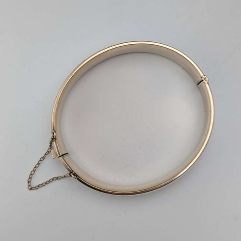 Pulsera vintage de oro laminado de 9 quilates