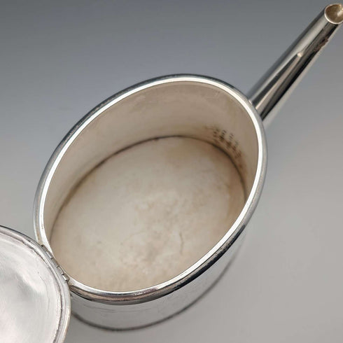 Juego de té de 3 piezas de plata chapada, antigüedades británicas, GRAINGER & CAMPBELL