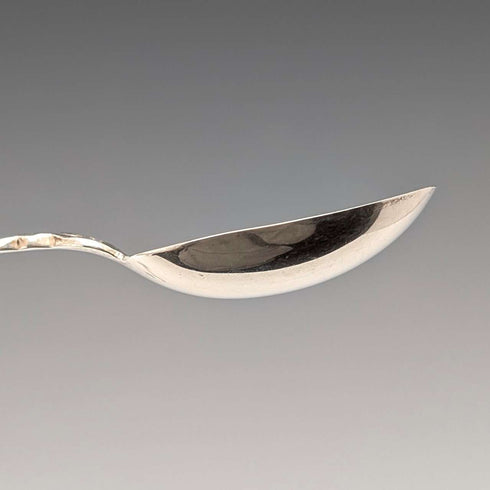 Par de cucharillas de té de plata continental, vintage holandés, 1967, 22g en total