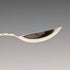 Par de cucharillas de té de plata continental, vintage holandés, 1967, 22g en total