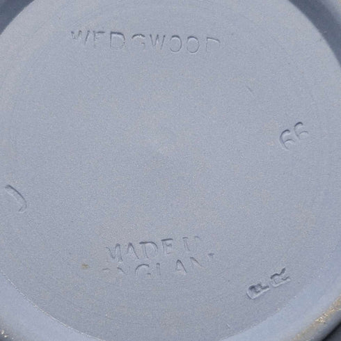 英国复古Wedgwood贾斯珀陶器单支花瓶,淡蓝色