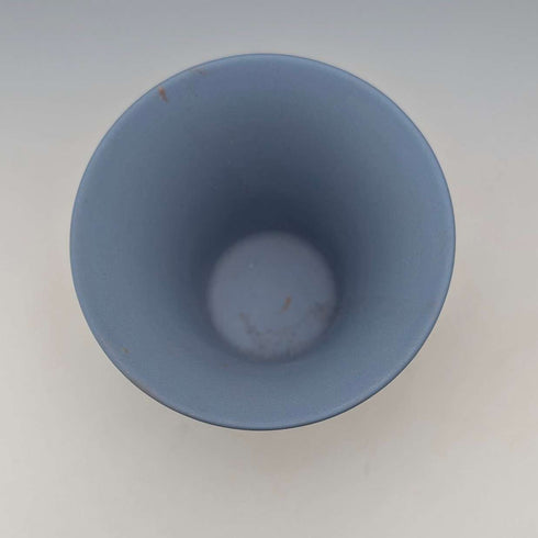 British Vintage Wedgwood Jasperware Small Vase in Pale Blue
