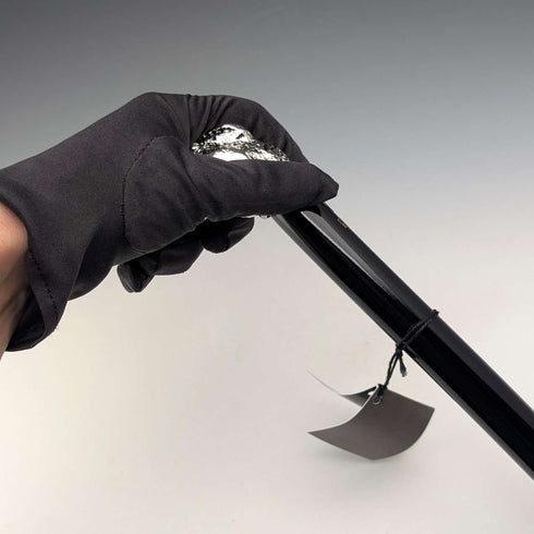 【Nuevo】 Bastón de mando con mango de cabeza de cocodrilo de plata pura, fabricado en Italia, 89 cm