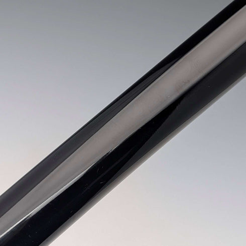【Nuevo】 Bastón con mango de rana en plata de ley fabricado en Italia, eje negro, 92 cm