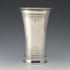 Vaso de plata 800 antigua alemana, hacia 1900, 146 g, David Kugelmann