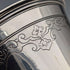Vaso de plata 800 antigua alemana, hacia 1900, 146 g, David Kugelmann