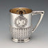 1896年 英国ヴィクトリア女王 ダイヤモンドジュビリー 純銀製マグカップ 161g Frederick Augustus Burridge
