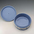 Vintage British Wedgwood Jasperware Round Bonbonniere in Pale Blue