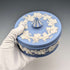 Vintage British Wedgwood Jasperware Round Bonbonniere in Pale Blue