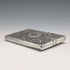 Tarjetero de plata de ley estilo libro, antigüedad británica de 1875, 75 g, Frederick Marson