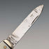 British vintage ivory-look resin handle double blade folding knife