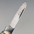 British vintage ivory-look resin handle double blade folding knife