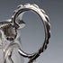 1860 British antique sterling silver stemmed cup 153g James Beebe