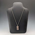 1977 British pure silver jubilee ingot pendant with pure silver necklace, total weight 42g, Ralph Weston