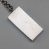1977 British pure silver jubilee ingot pendant with pure silver necklace, total weight 42g, Ralph Weston