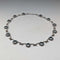 Collar vintage de plata de ley con decoración de cristal turquesa y marcasita, 23 g